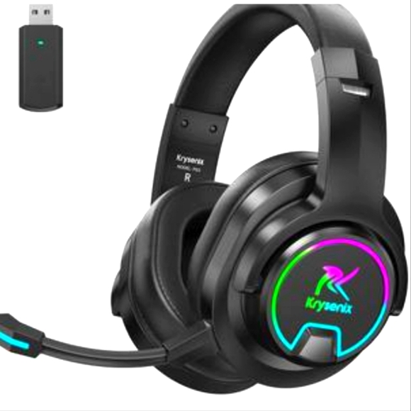 Black Wireless Gaming Headset - Picture 1 of 6